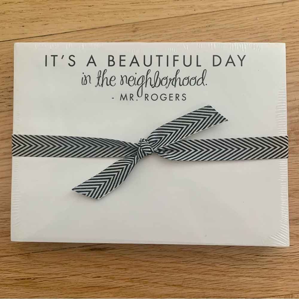 NWT Rosanne Beck Note Pad Mr. Rogers “It’s A Beautiful Day In The Neighborhood” - Picture 7 of 7